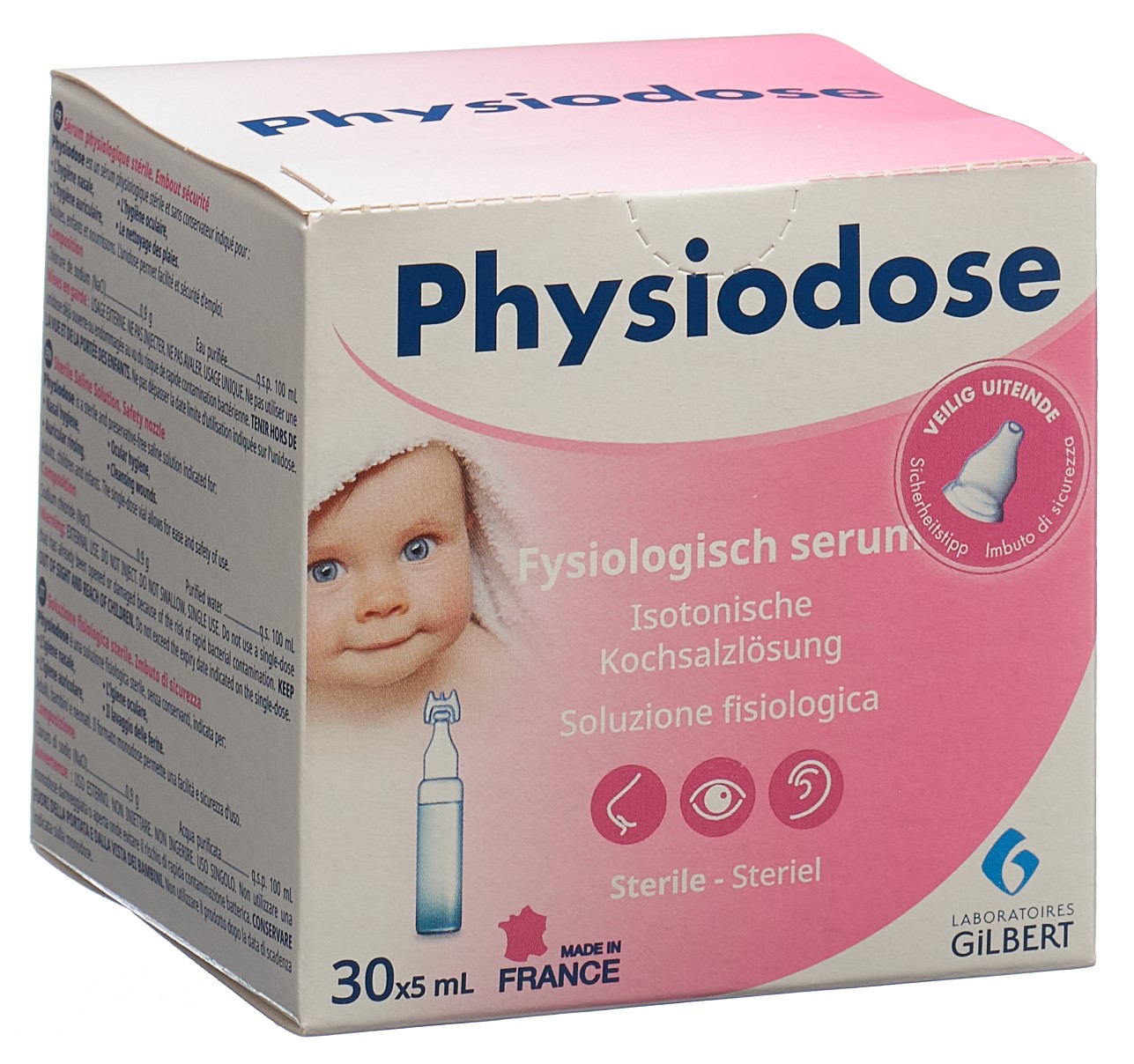Physiodose physiologische Kochsalzlösung steril 30 Monodos 5 ml