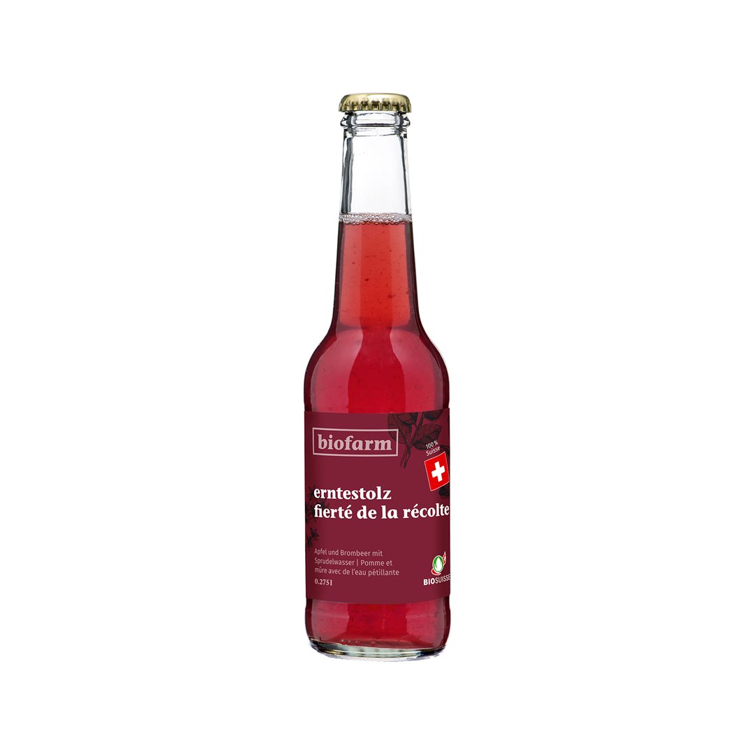 BIOFARM erntestolz Apfel/Brombeer CH 275 ml x 6 Stk