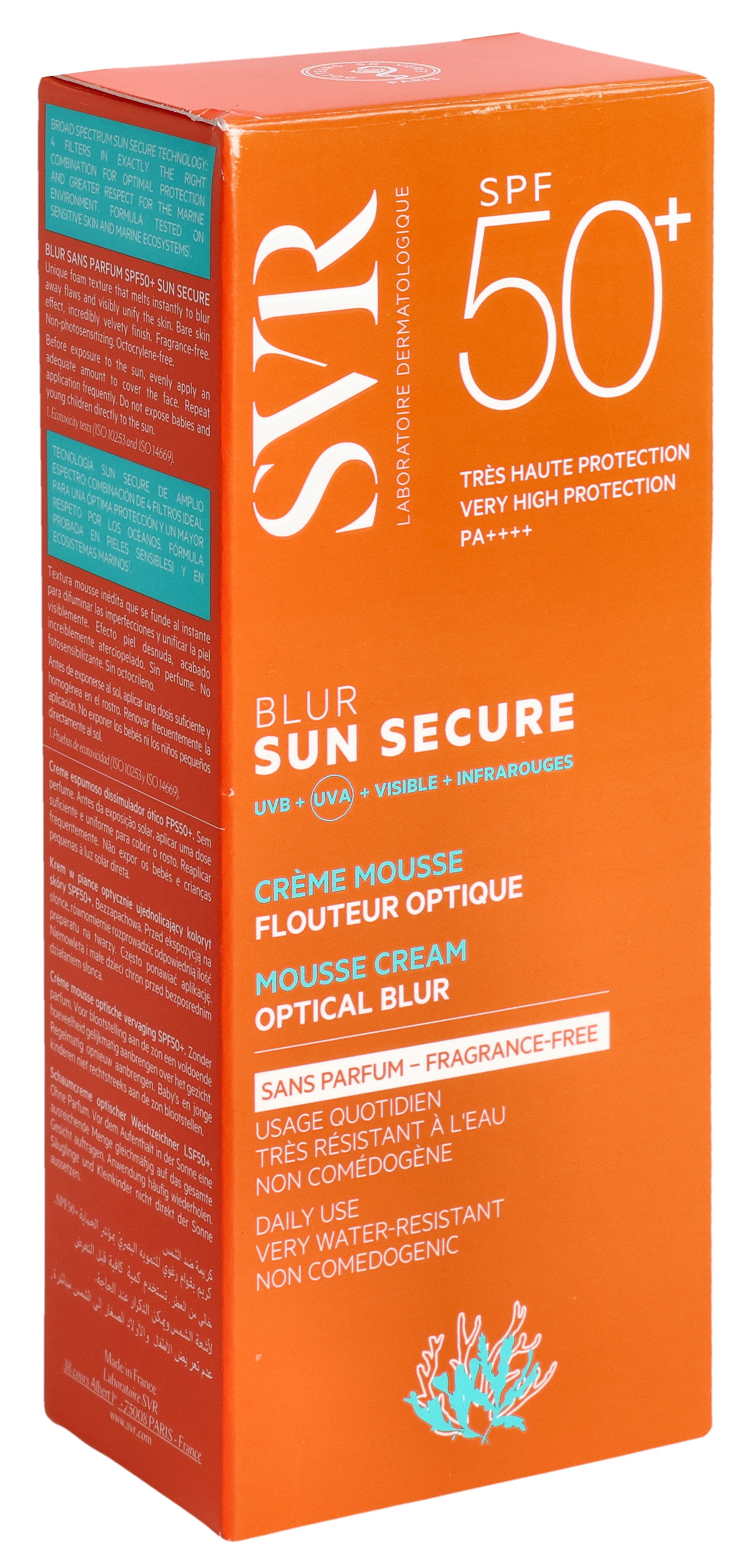 SVR SUN SECURE Blur sans parfum SPF50+ 50 ml