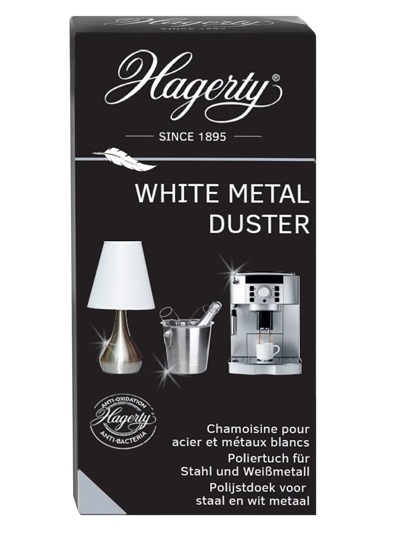 HAGERTY White Metal Duster 55x36cm