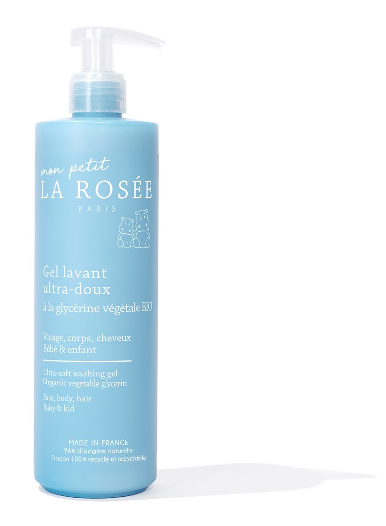 LA ROSÉE mon petit gel lavant ultra-doux à la glycérine végétale bio dist 400 ml