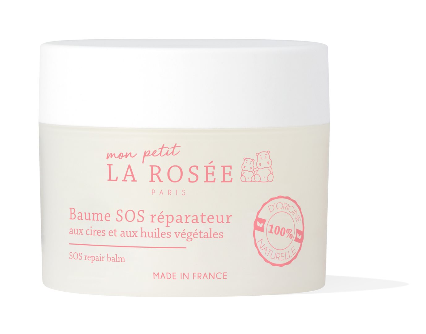 LA ROSÉE mon petit baume SOS reparateur aux cires et aux huiles végétales pot 20 g