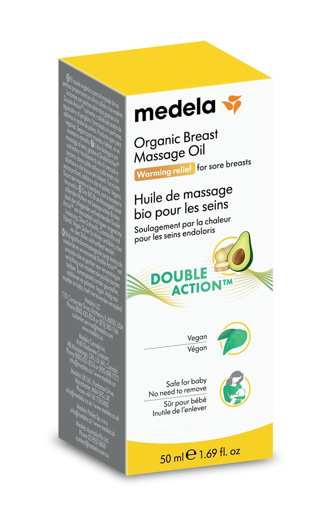 Medela Brust-Massageöl Bio Glasfl