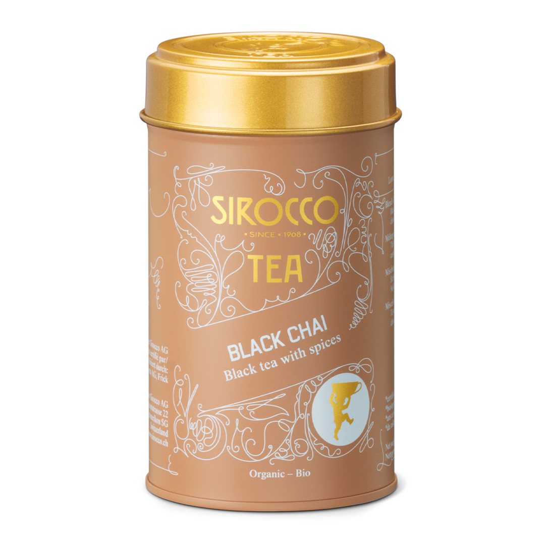 Sirocco boîte de thé medium Black Chai 120 g