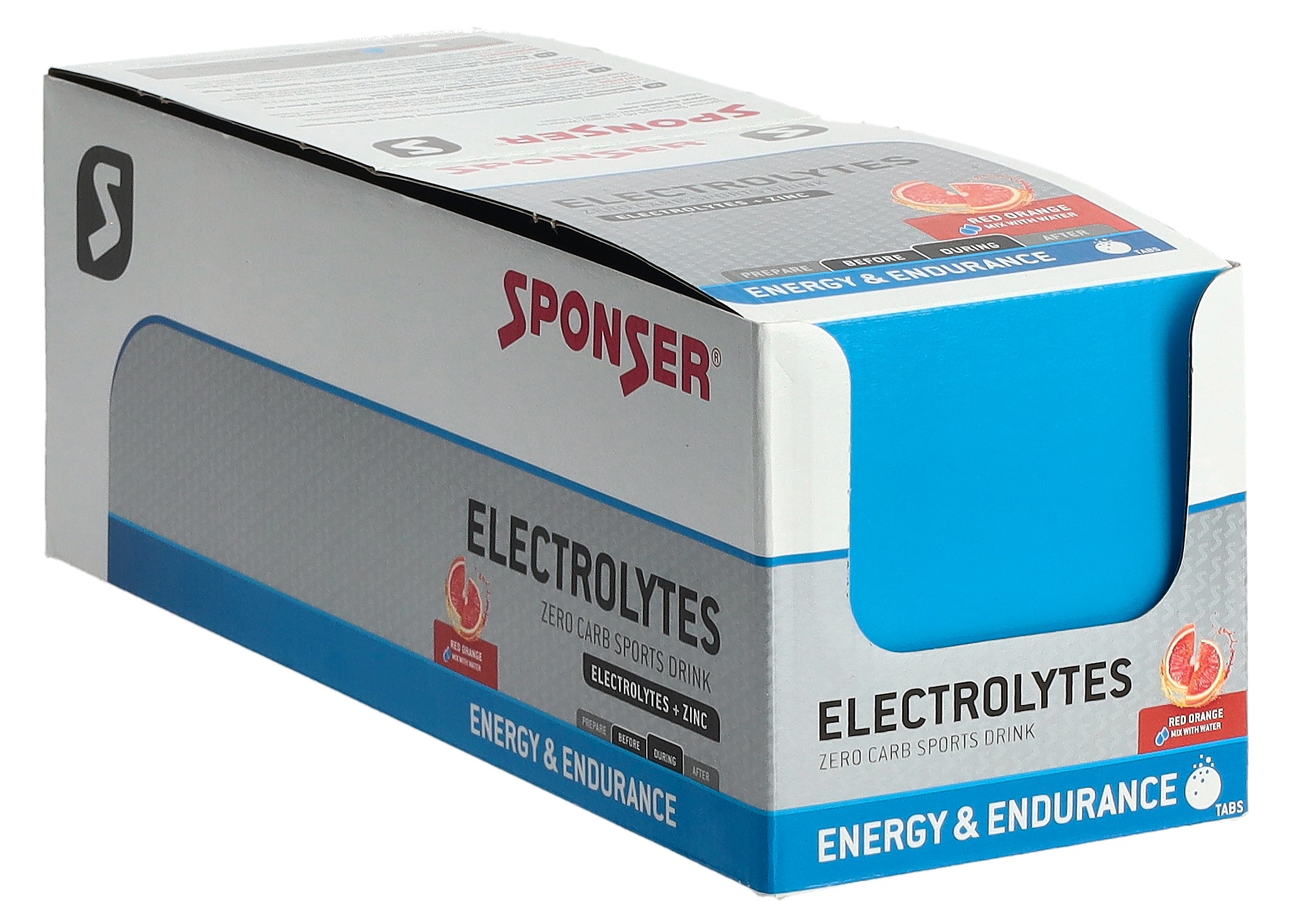 Sponser Electrolytes Tabs Red Orange 12 x 10 Stk
