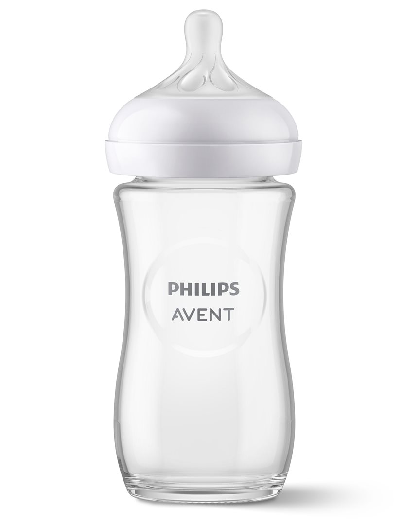 Philips Avent Natural Response biberon en verre 240ml 1m+