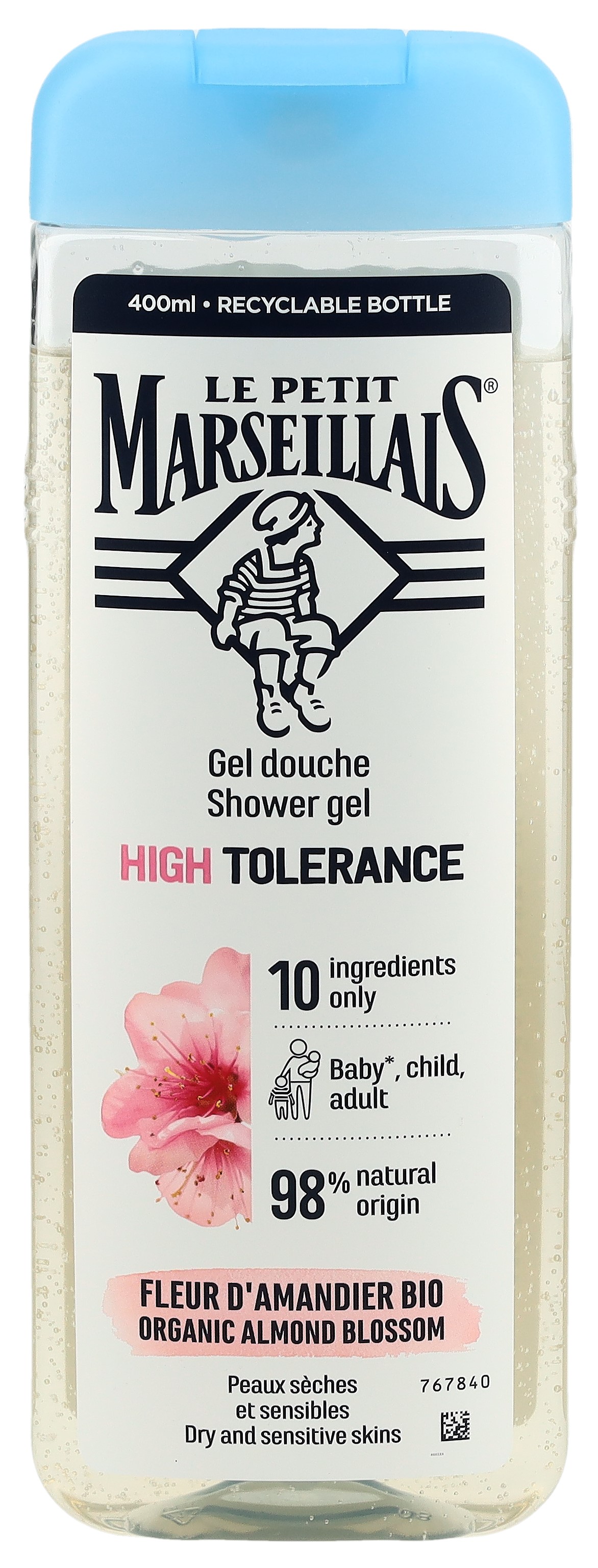 Le Petit Marseillais Beruhigende Pflegemilch – 250 Ml, Mit Bio-Mandelblüte, Für Trockene & Empfindliche Haut