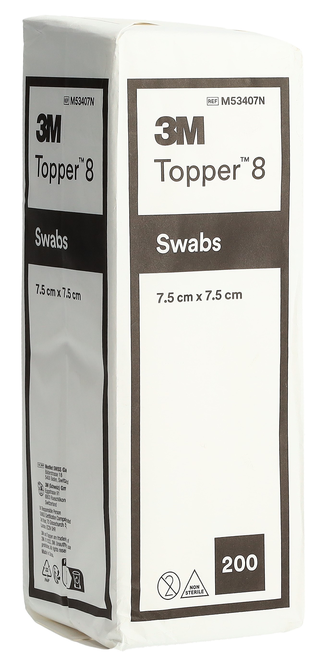 Topper 8 NW Kompressen 7.5x7.5cm unsteril 200 Stk