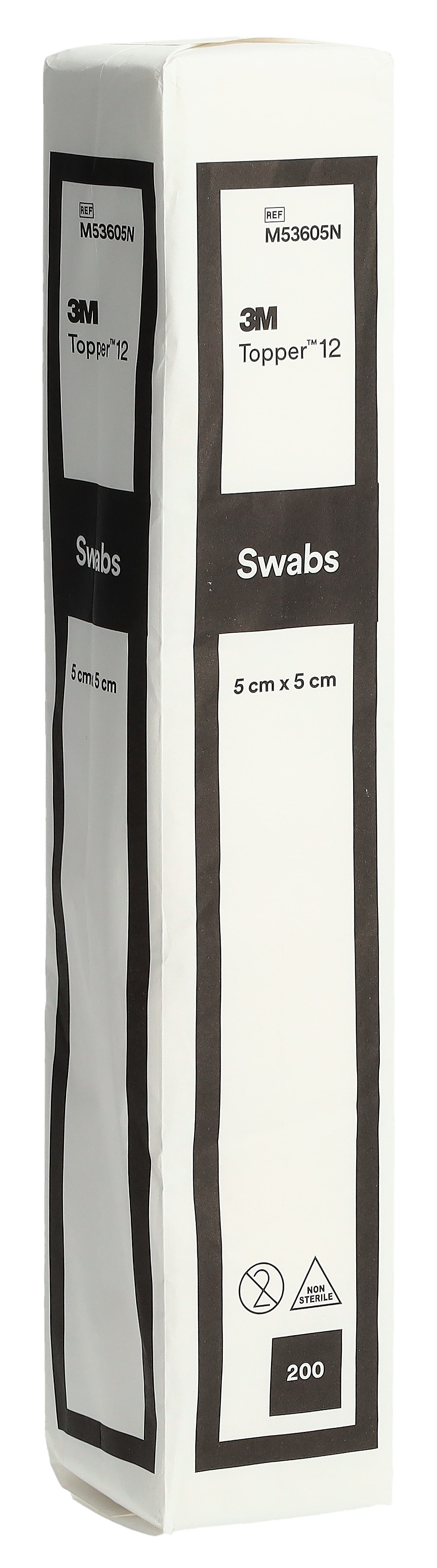 Topper 12 NW Kompressen 5x5cm unsteril 200 Stk