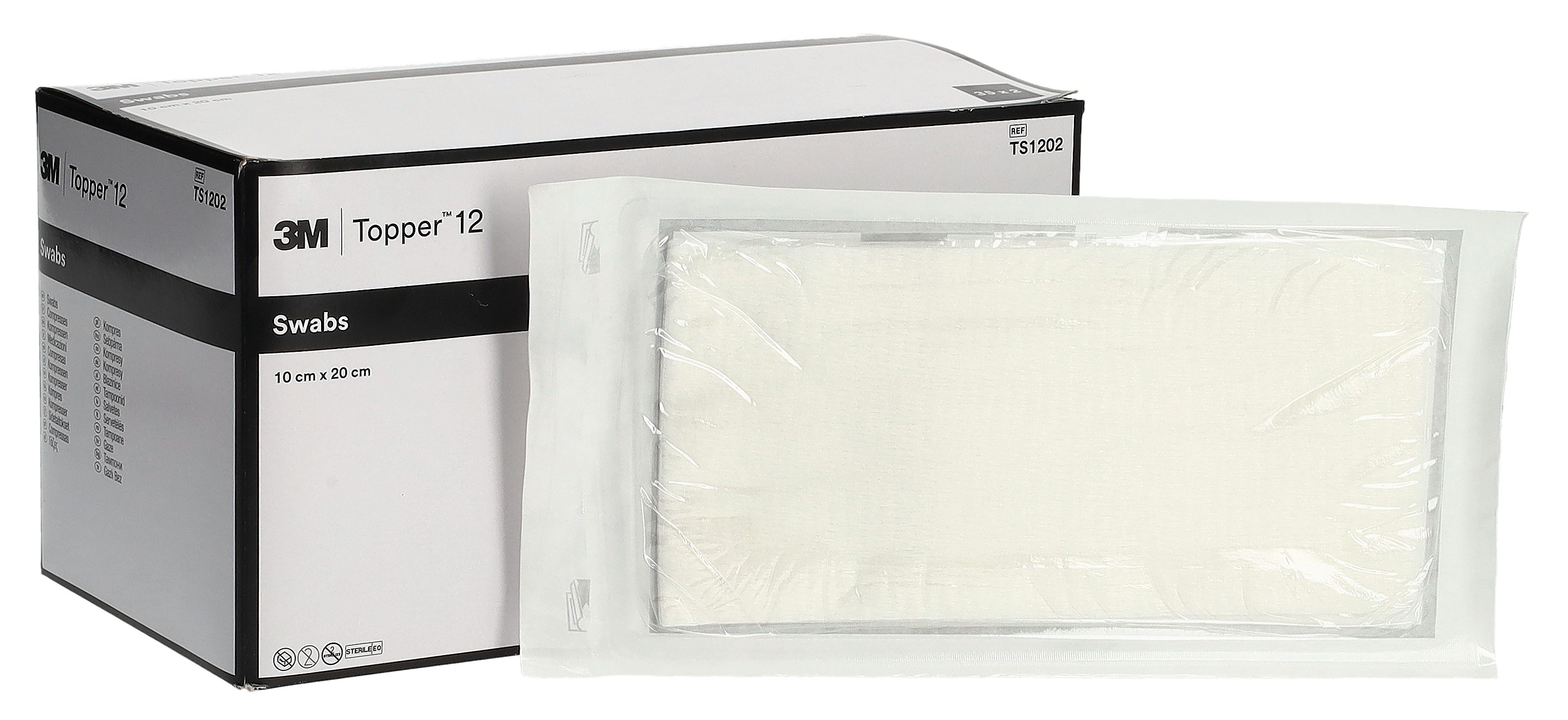 Topper 12 NW Kompressen 10x20cm steril 70 Stk