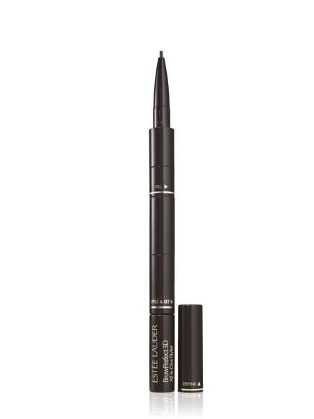 LAUDER Brow Perf 3D All-In-1 Styler Black Brown x 2 Stk