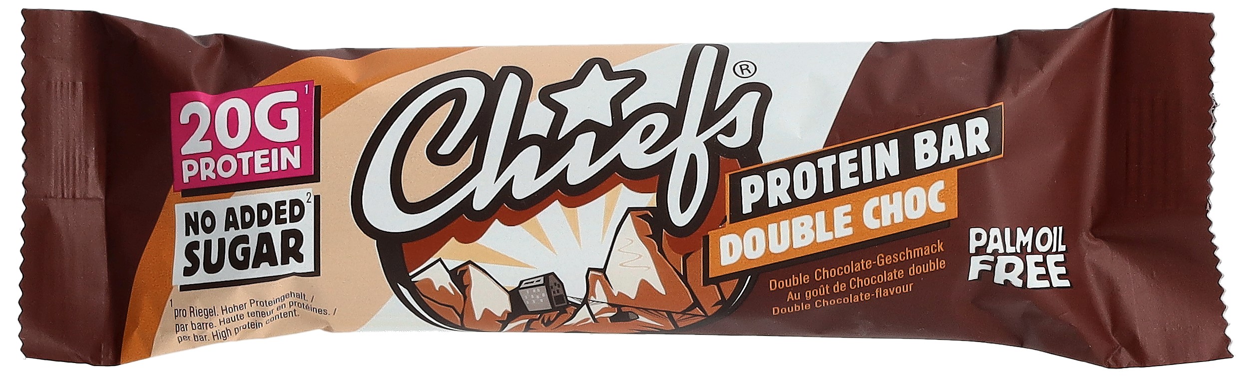 CHIEFS Protein Bar Double Choc 55 g