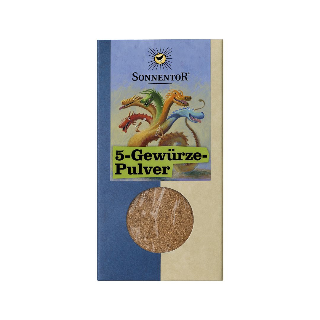 SONNENTOR 5-Gewürze Pulver 55 g