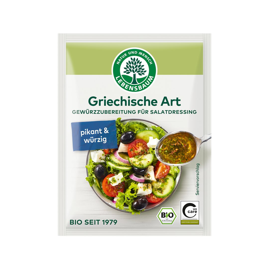 Lebensbaum Gewürzzubereitung Salatdressing Griechische Art 3 Btl 5 g