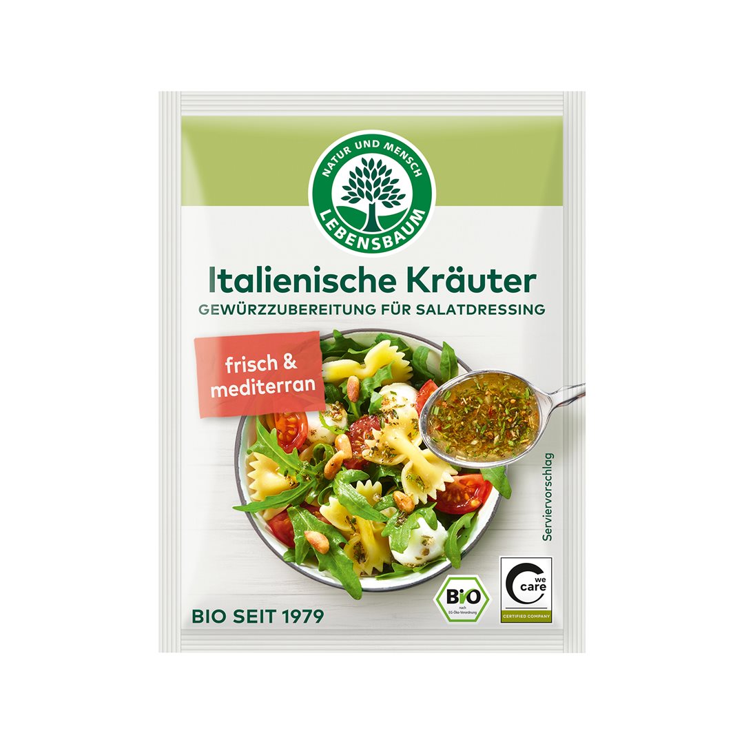 Lebensbaum Gewürzzubereitung Salatdressing Italienische Kräuter 3 Btl 5 g