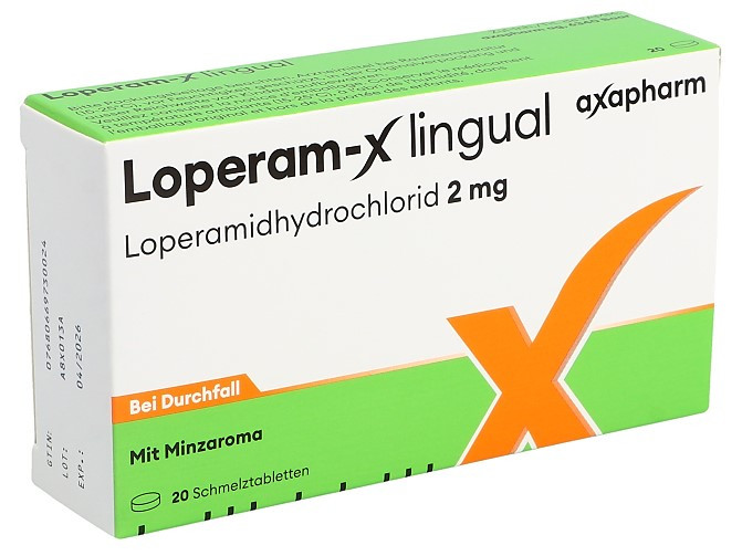 Loperam-X lingual axapharm 20 Schmelztabletten