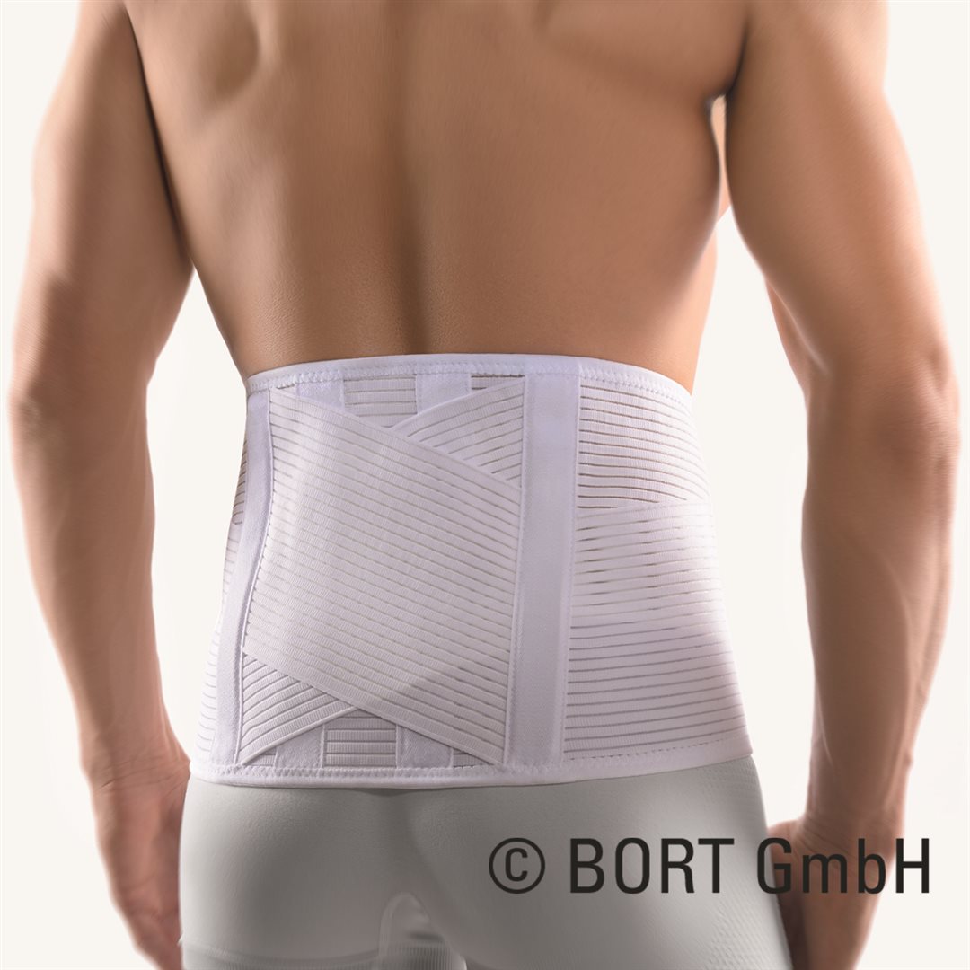 Bort VarioBasic bandage pour le dos XXL sans pelote blanc
