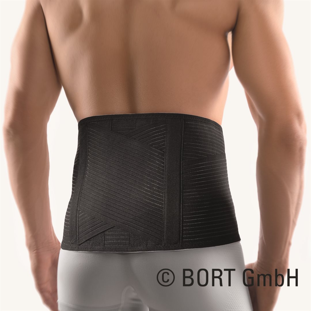 Bort VarioBasic bandage pour le dos XXL sans pelote noir