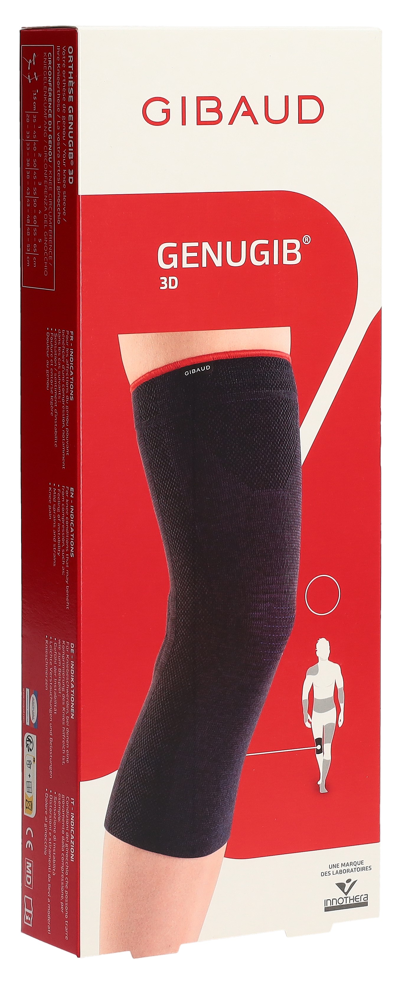 GIBAUD Genugib 3D Kniebandage Gr3 38-43cm