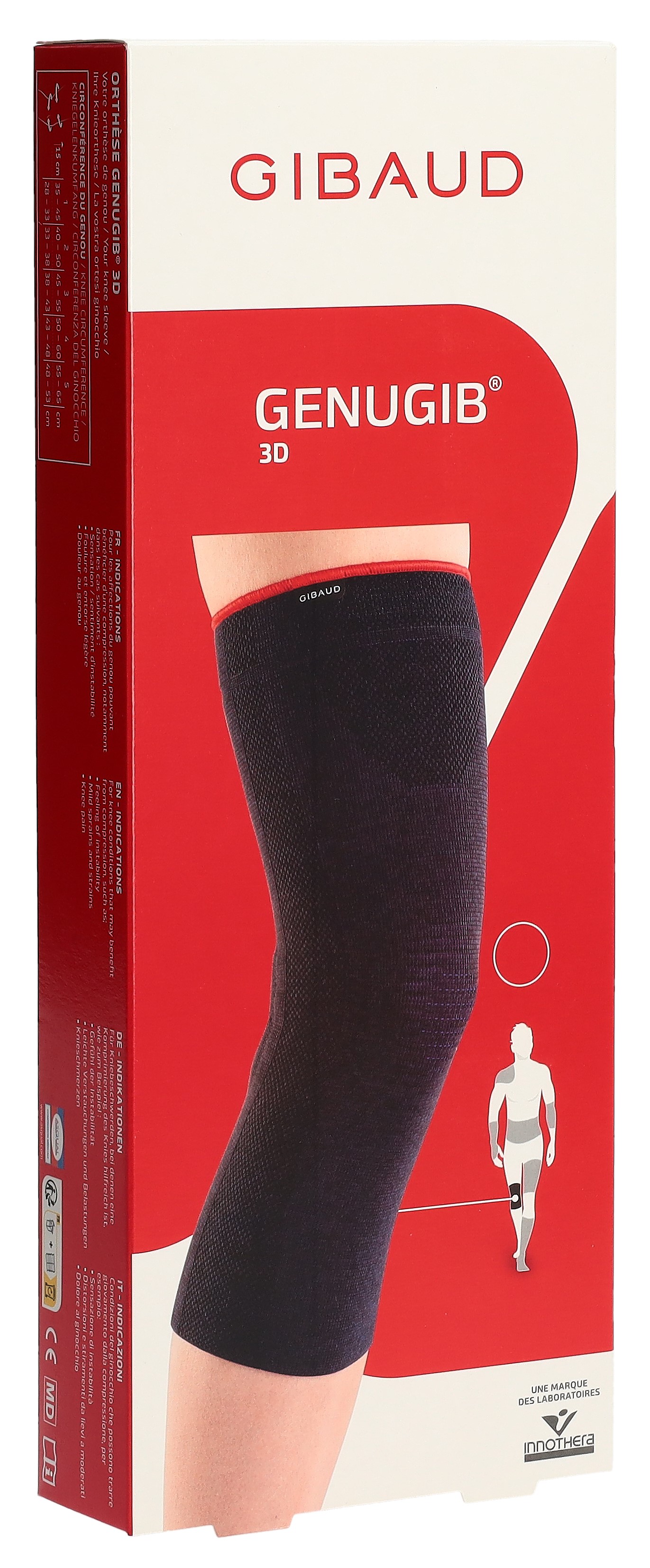 GIBAUD Genugib 3D Kniebandage Gr5 48-53cm