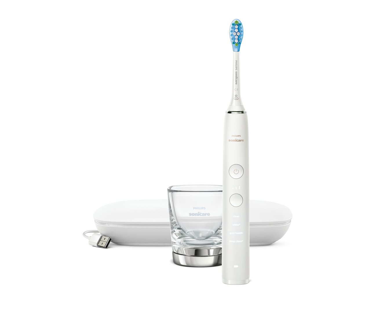 Philips Sonicare DiamondClean 9000 brosse à dents électrique HX9911/27 blanc