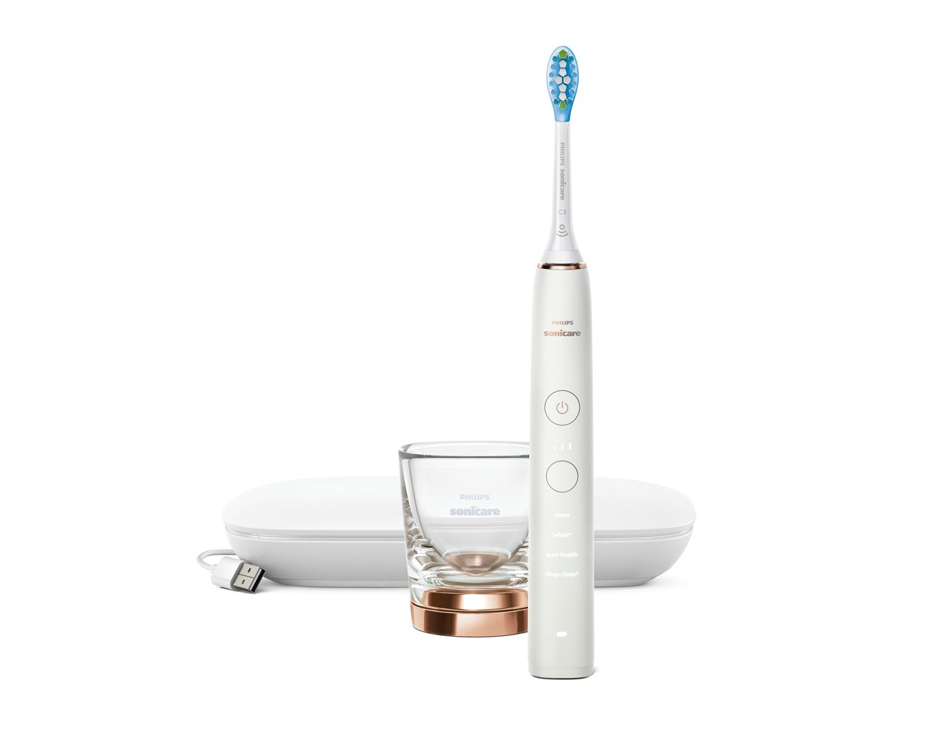 Philips Sonicare DiamondClean 9000 brosse à dents électrique HX9911/94 roségold