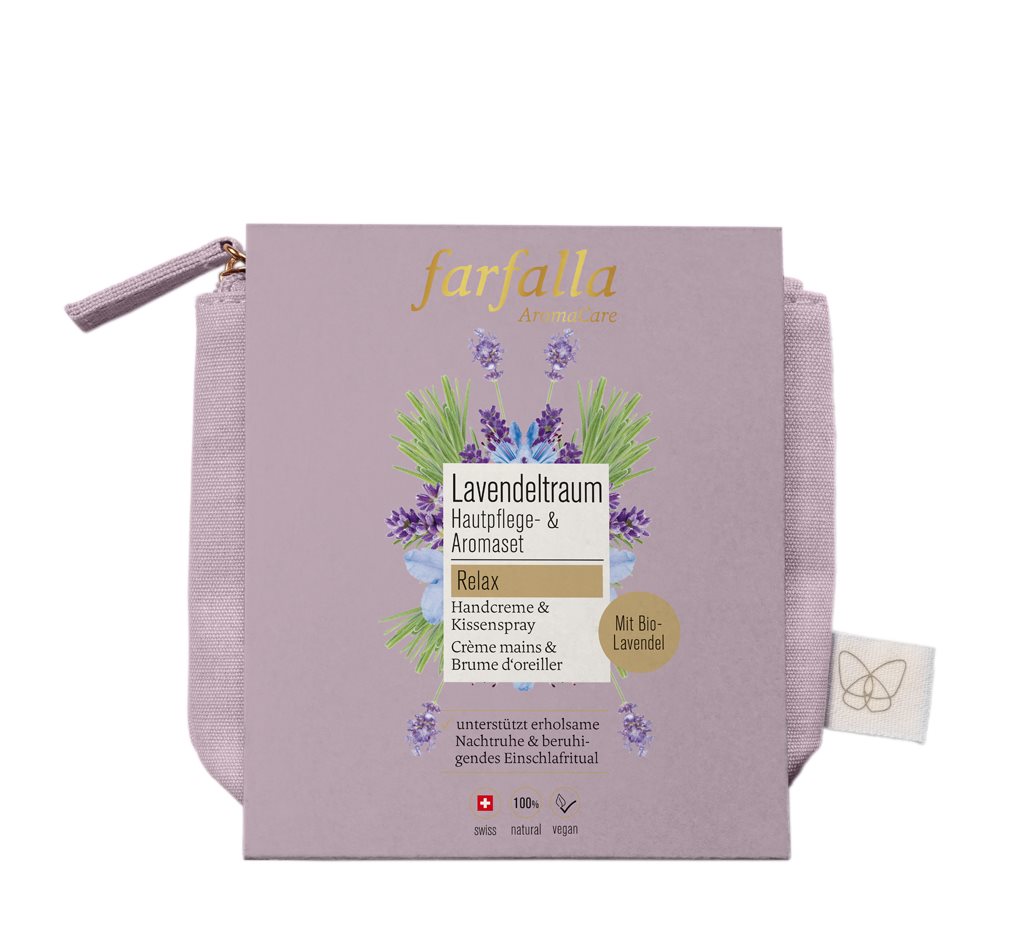 farfalla Kit aroma et soin de peau rêve de lavande