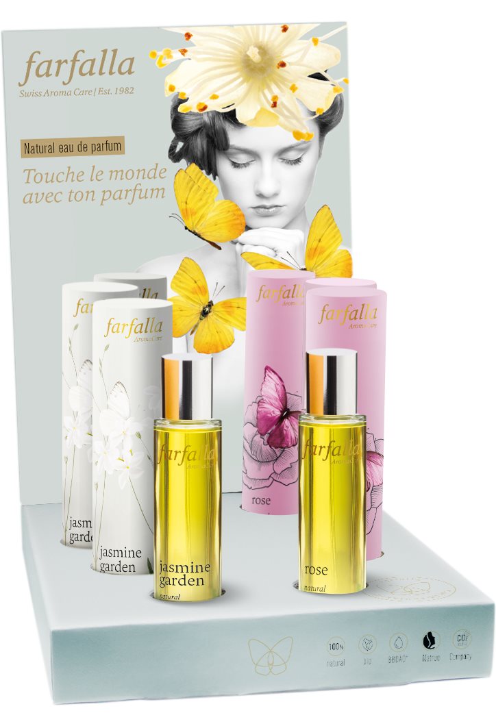 farfalla Display Parfums Jasime Garden & Rose