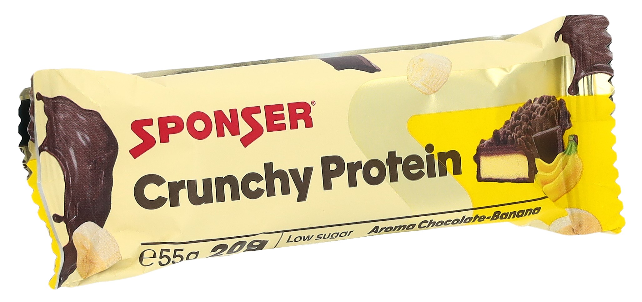 Sponser Crunchy Protein barre Chocolate Banana sach 55 g