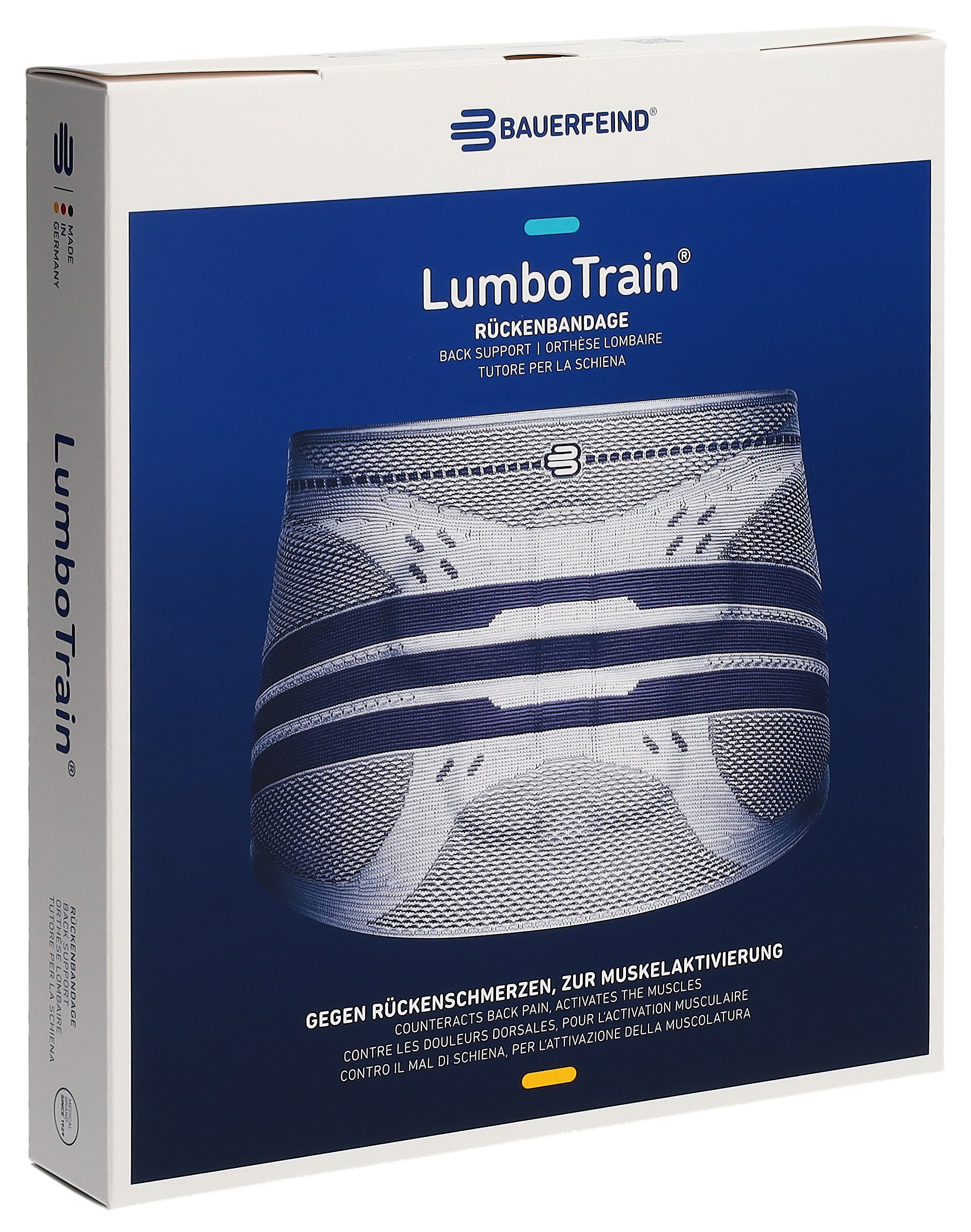 BAUERFEIND LumboTrain Waisted Gr6 titan