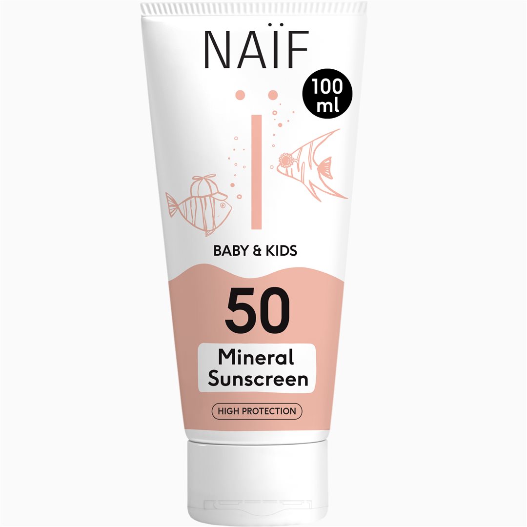 Naif Baby & Kids Mineral Sunscreen SPF50 100 ml