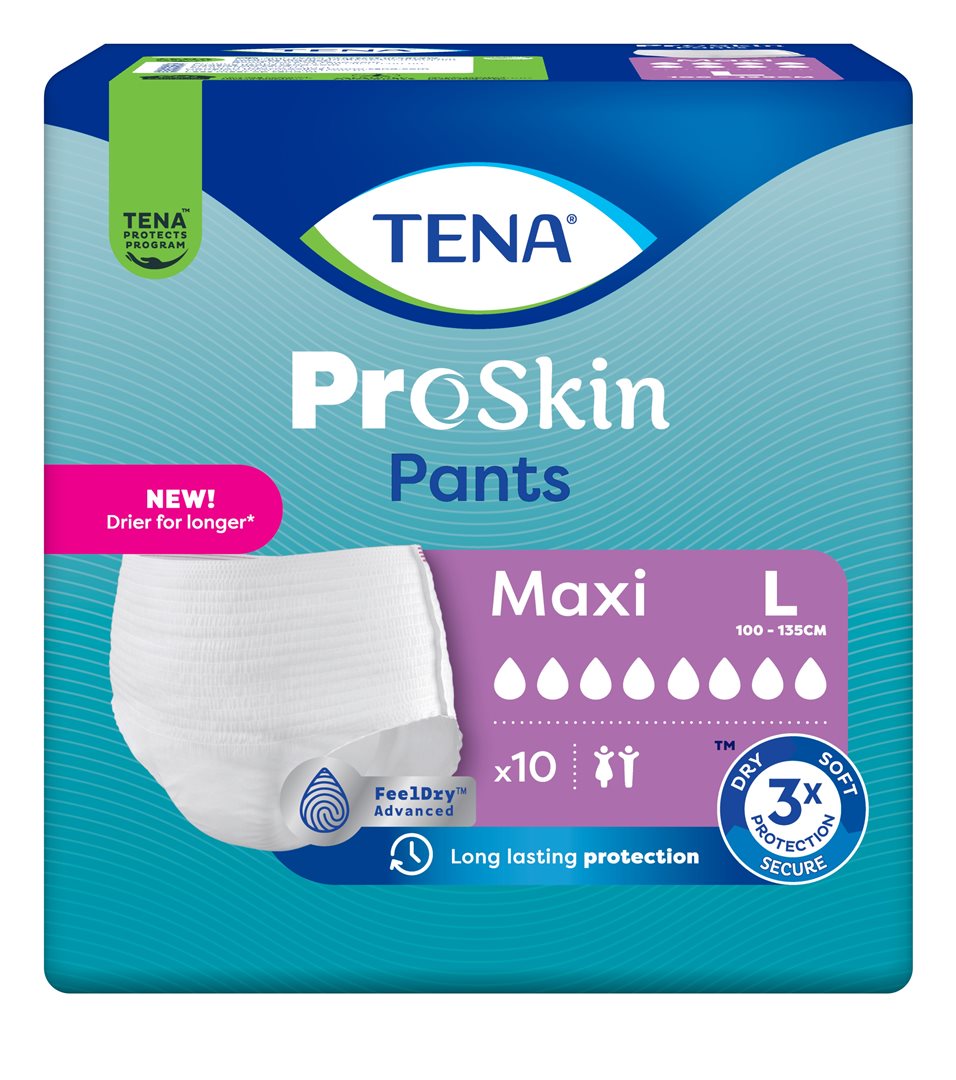 TENA Pants Maxi L 100-135cm 4 Karton 10 Stk