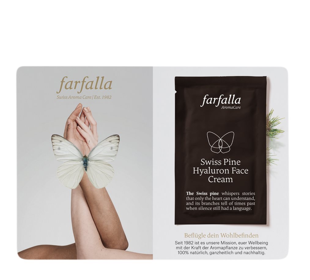 farfalla Swiss Pine Natural Face Cream Probe 1.5 ml