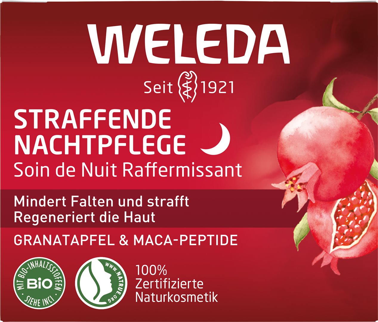 Weleda Nachtpflege Granatapfel & Maca-Peptide Topf 40 ml