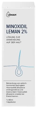 Minoxidil Leman 2% Lös 20 mg/ml Fl 60 ml