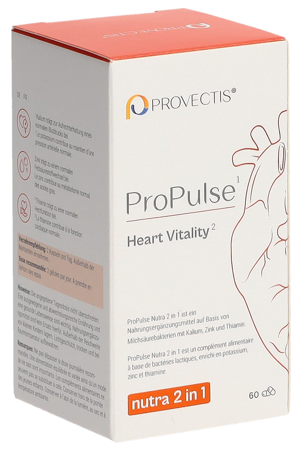 PROVECTIS ProPulse nutra 2 in 1 Kaps Fl 60 Stk