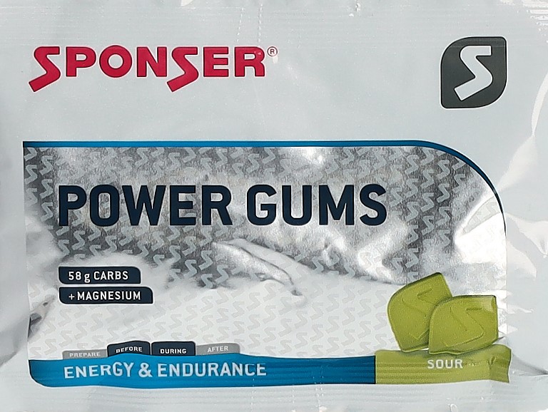 Sponser Power Gums Sour Btl 75 g