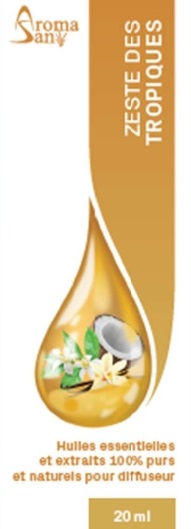 Aromasan complexe diffuseur zeste des tropiques fl 20 ml