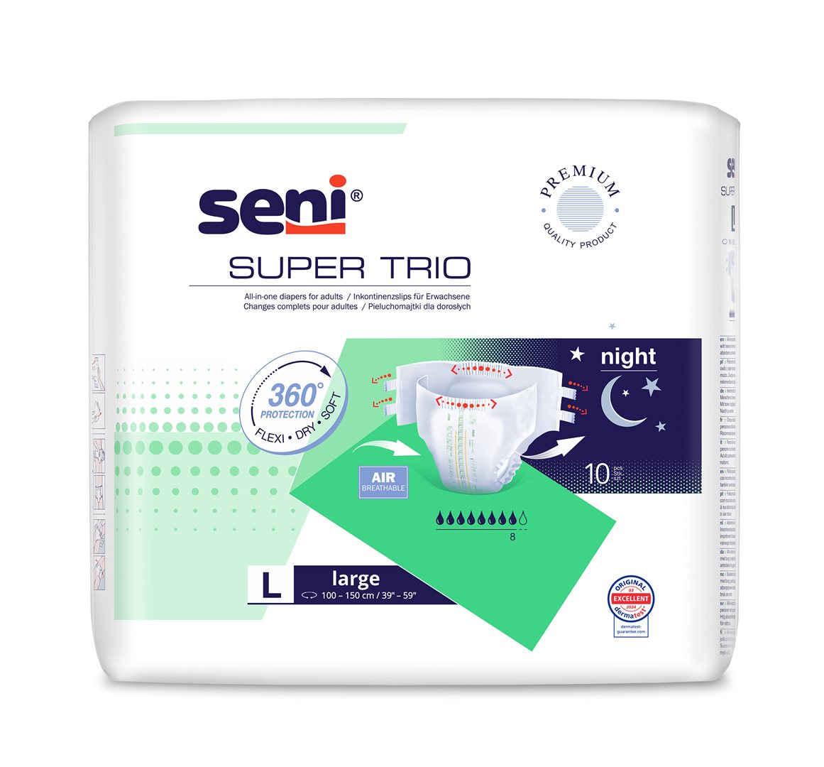 Seni Super Trio L Btl 10 Stk