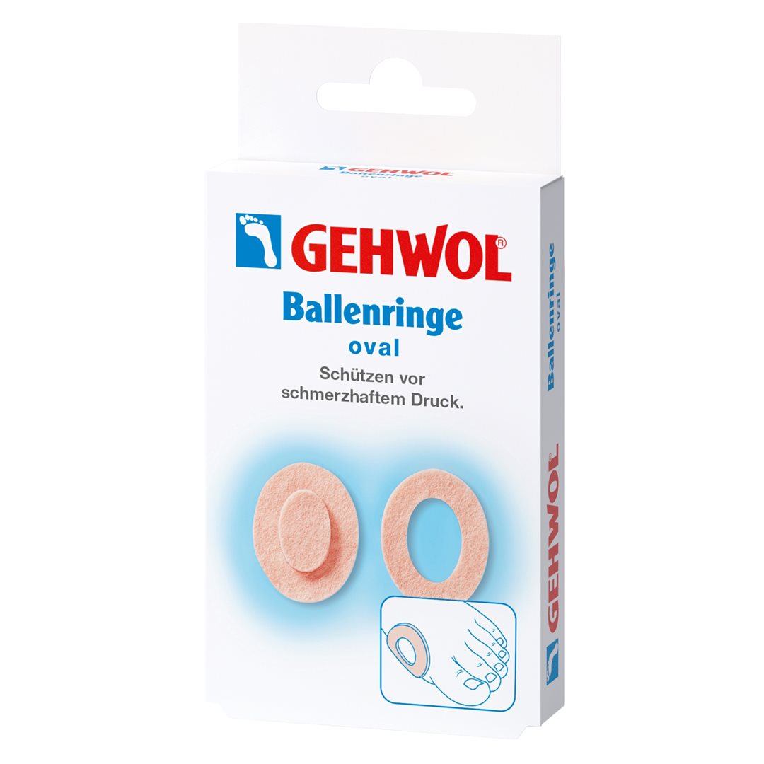 Gehwol Ballenringe oval 6 Stk