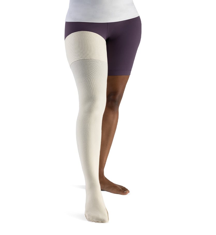 SIGVARIS Cotton Liner Socks Thigh S/M/L natural 1 Paar