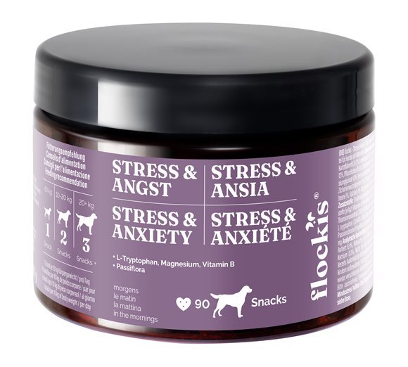 Flockis Hundesnacks Kautabl Stress & Angst Ds 90 Stk