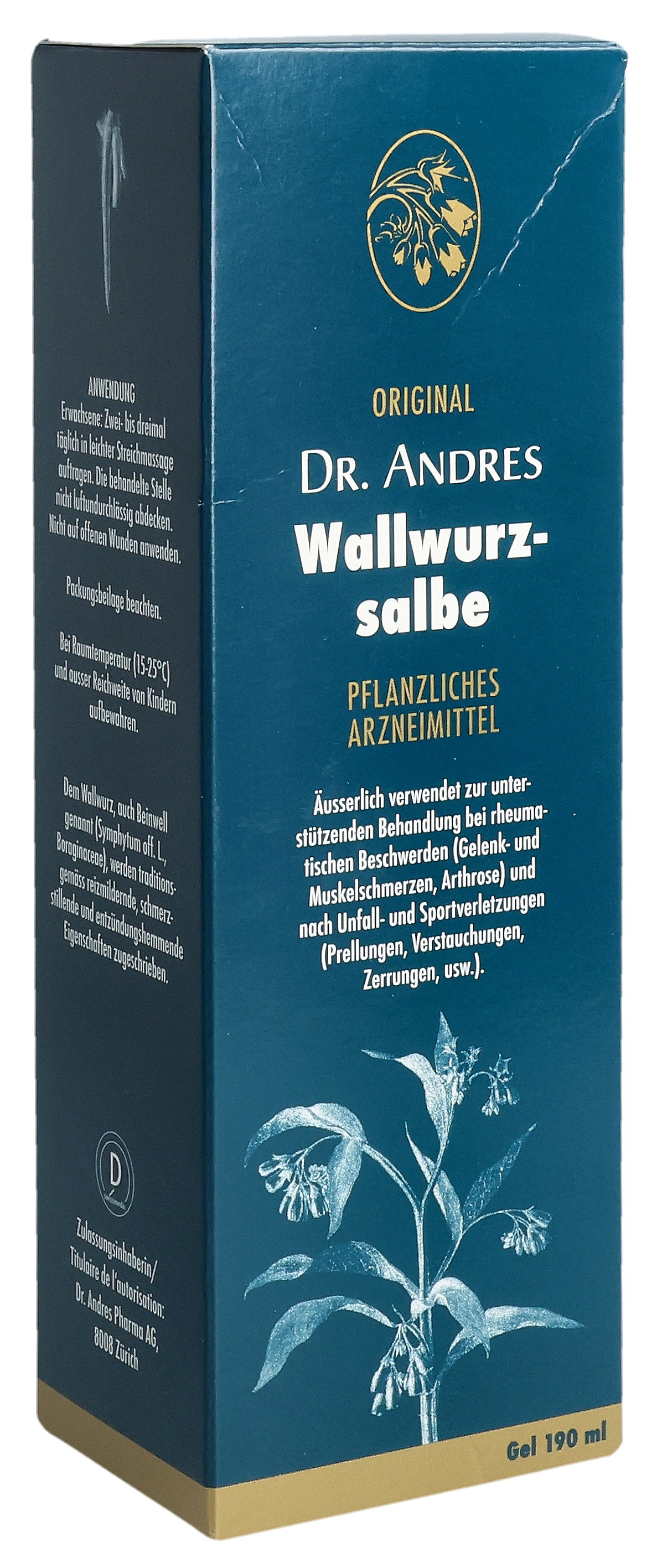 Andres pommade de consoude tb 190 ml