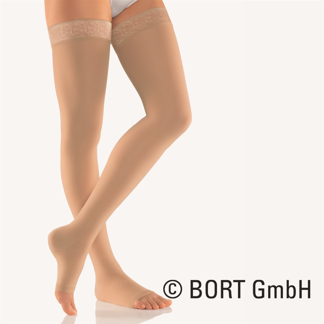 Bort TREND AG KKL2 1 offene Spitze normal karamell Micronoppen 1 Paar