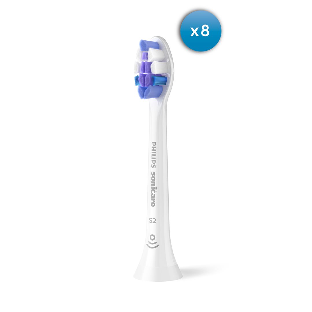 Philips Sonicare S2 Sensitive blanc 8 pce