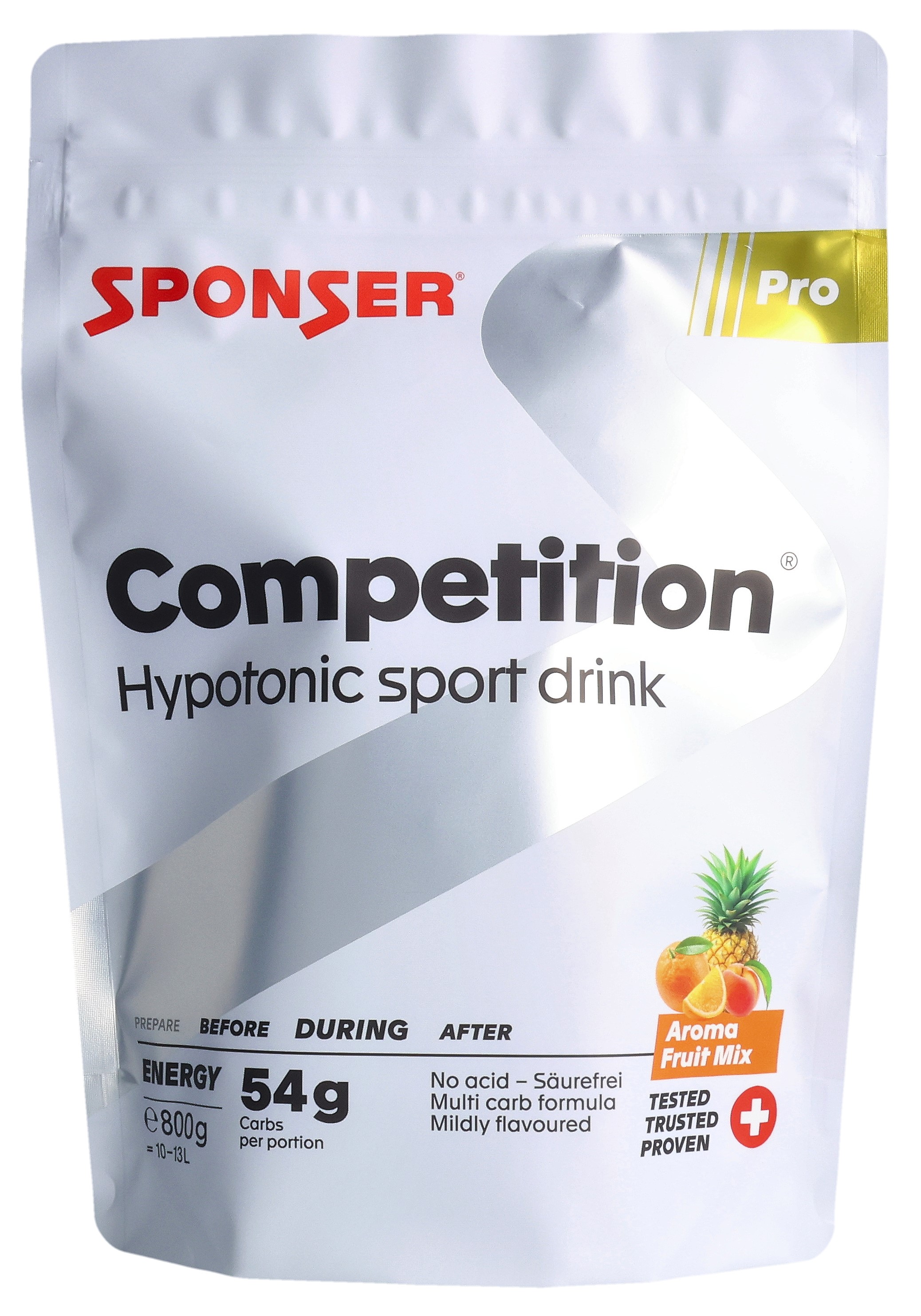 Sponser Competition Plv Fruit Mix Btl 800 g