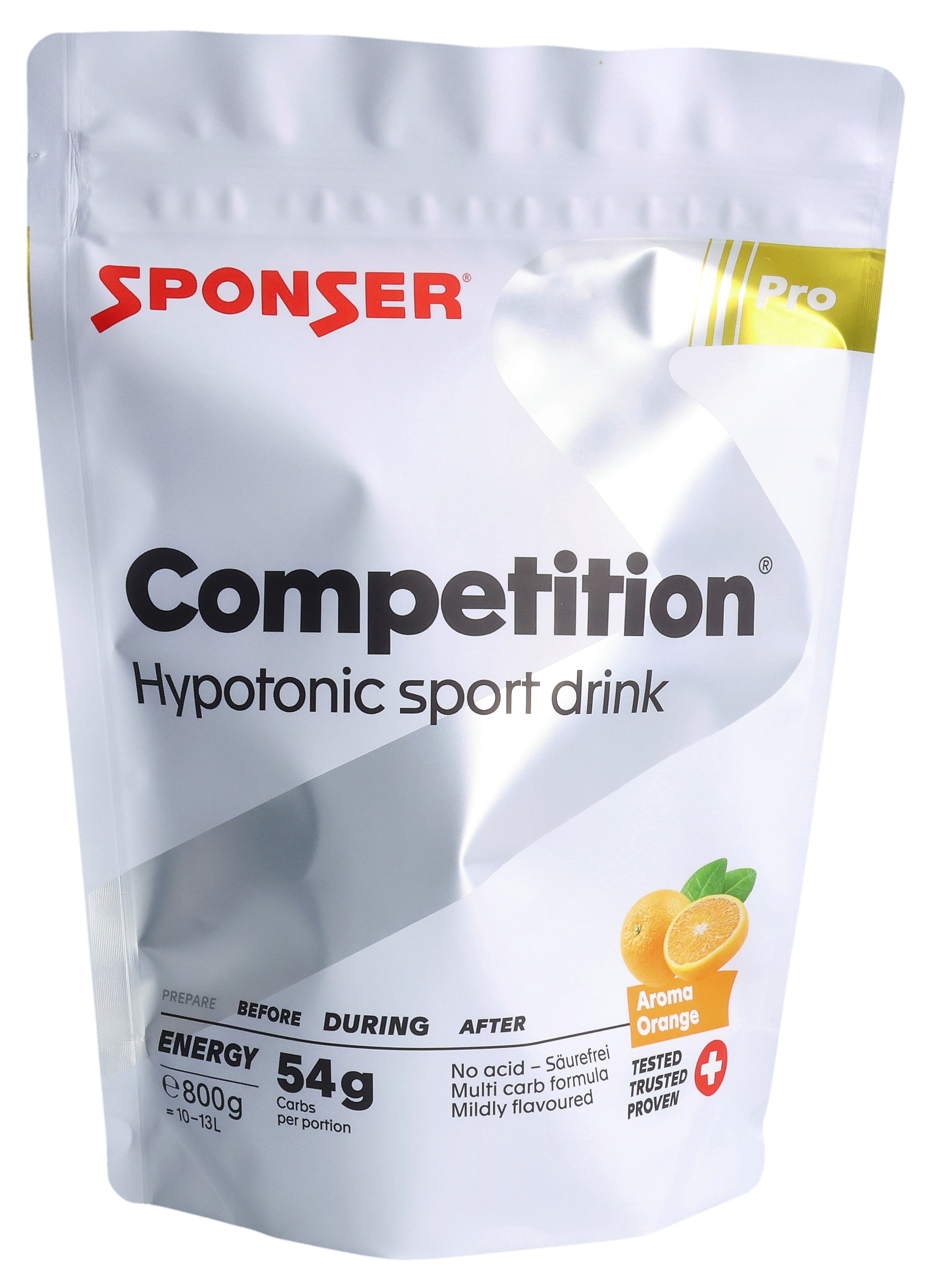 Sponser Competition Plv Orange Btl 800 g