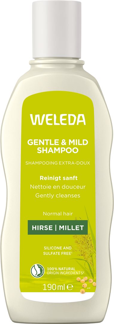 Weleda Shampoo Gentle & Mild Hirse Fl 190 ml