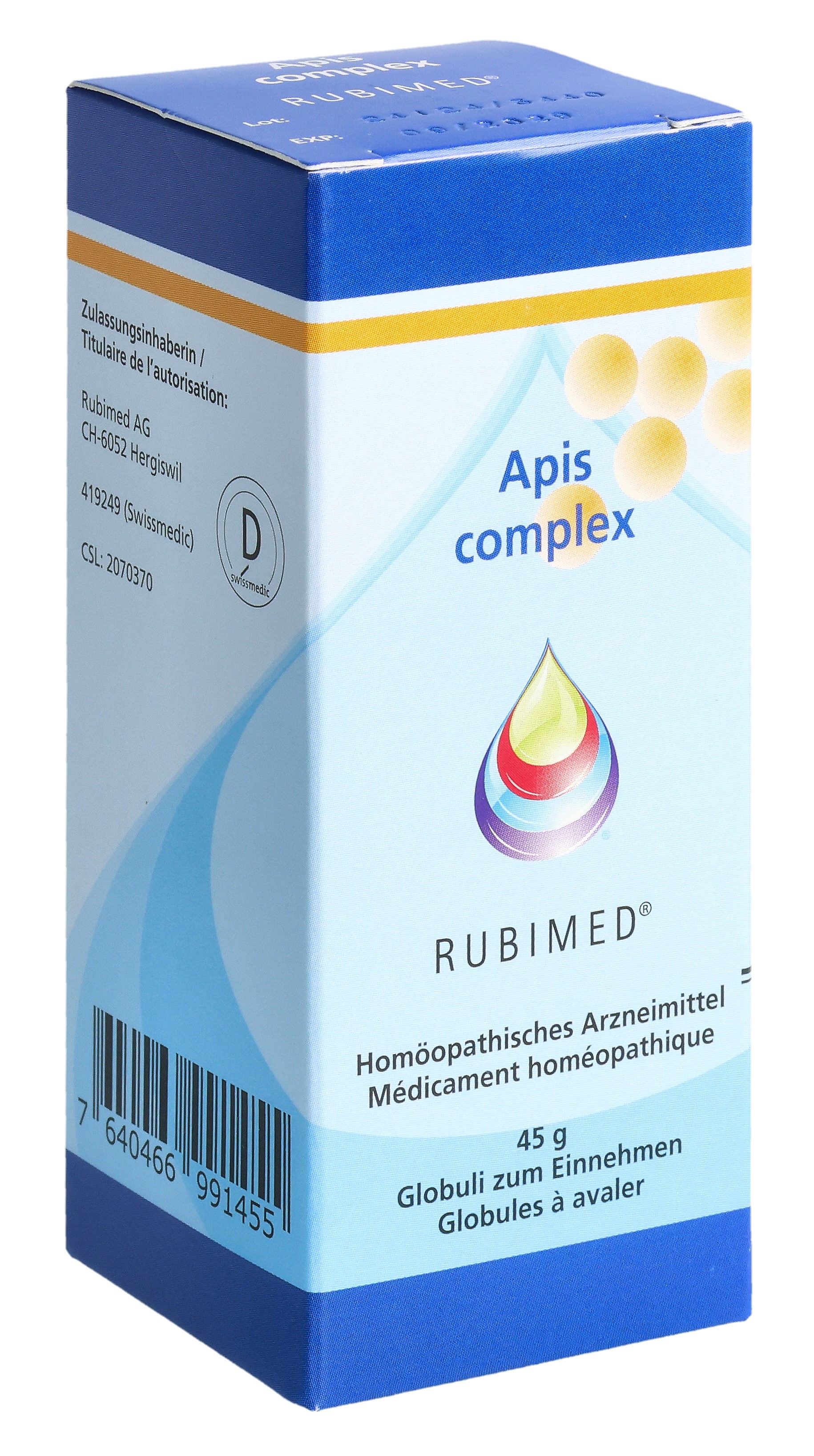 Rubimed Apis comp. Glob Fl 45 g