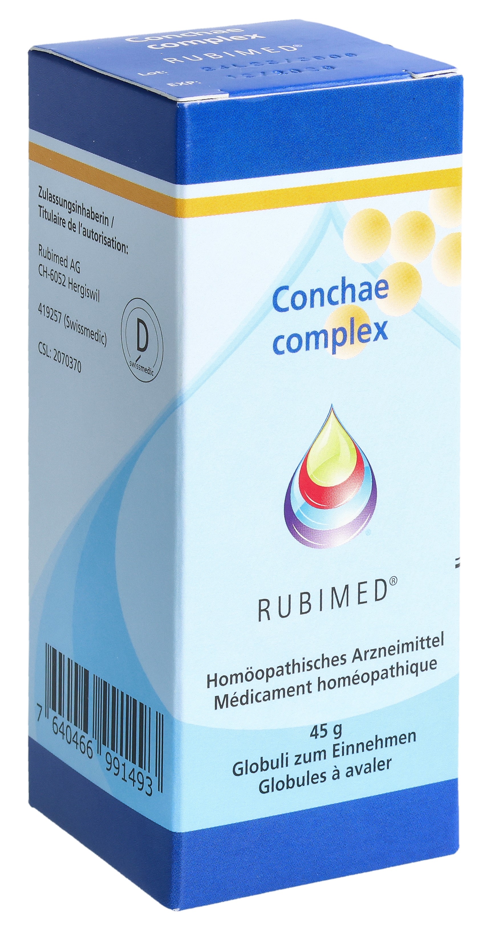 Rubimed conchae comp. glob fl 45 g